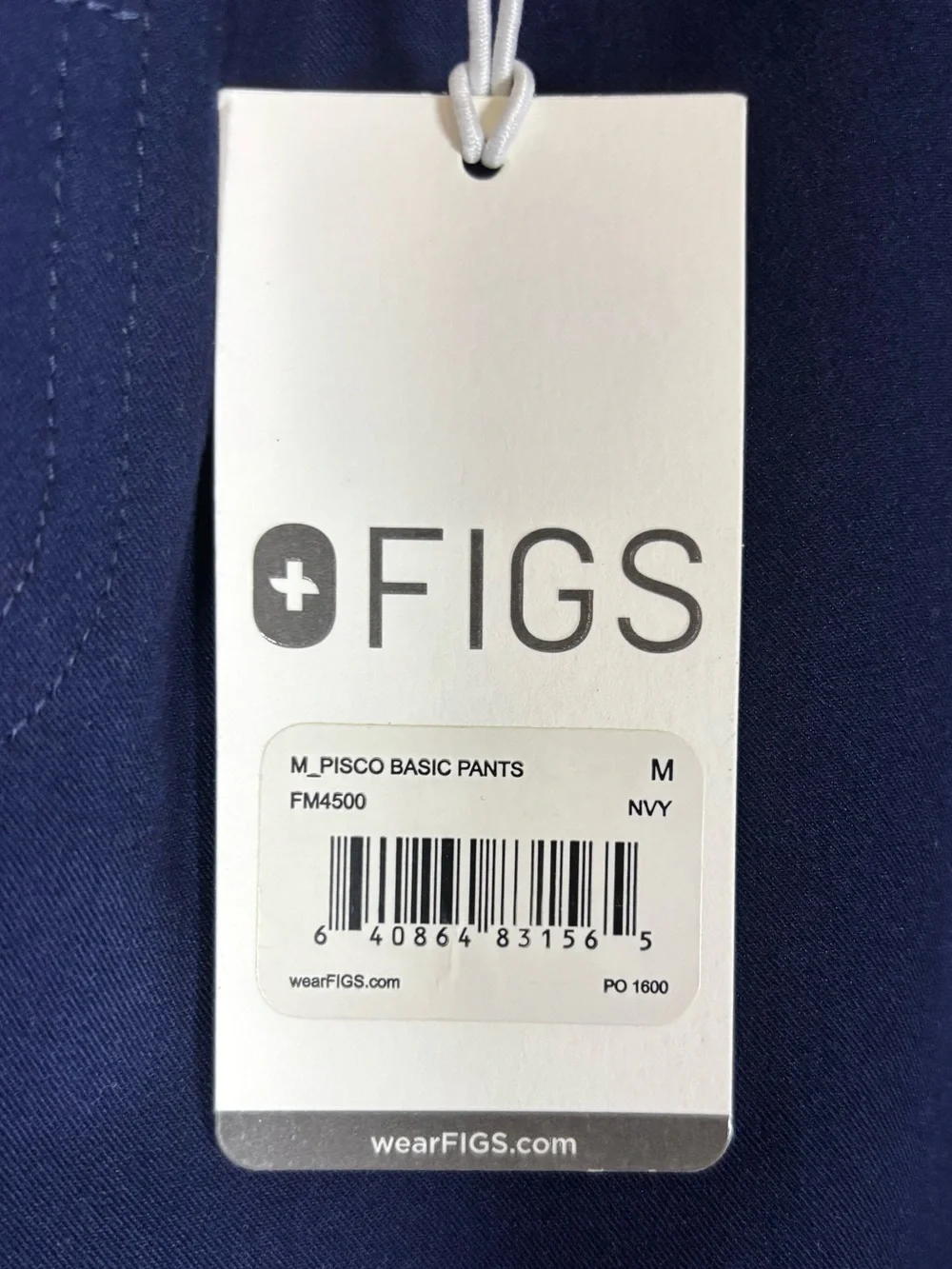 Figs Technical Collection Pisco Basic Pants Navy Scrub Size Medium (2 pair)